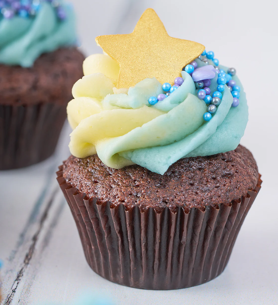 Blue Mini Cupcake Box - Image 5