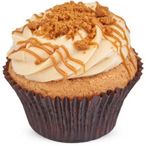 Caramel Biscuit Cupcake