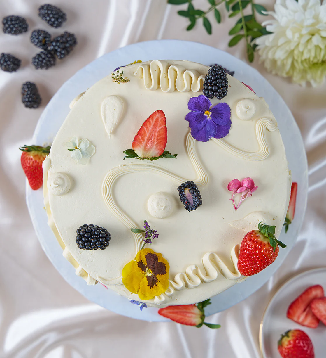 Fruity and Floral Cake - Image 7