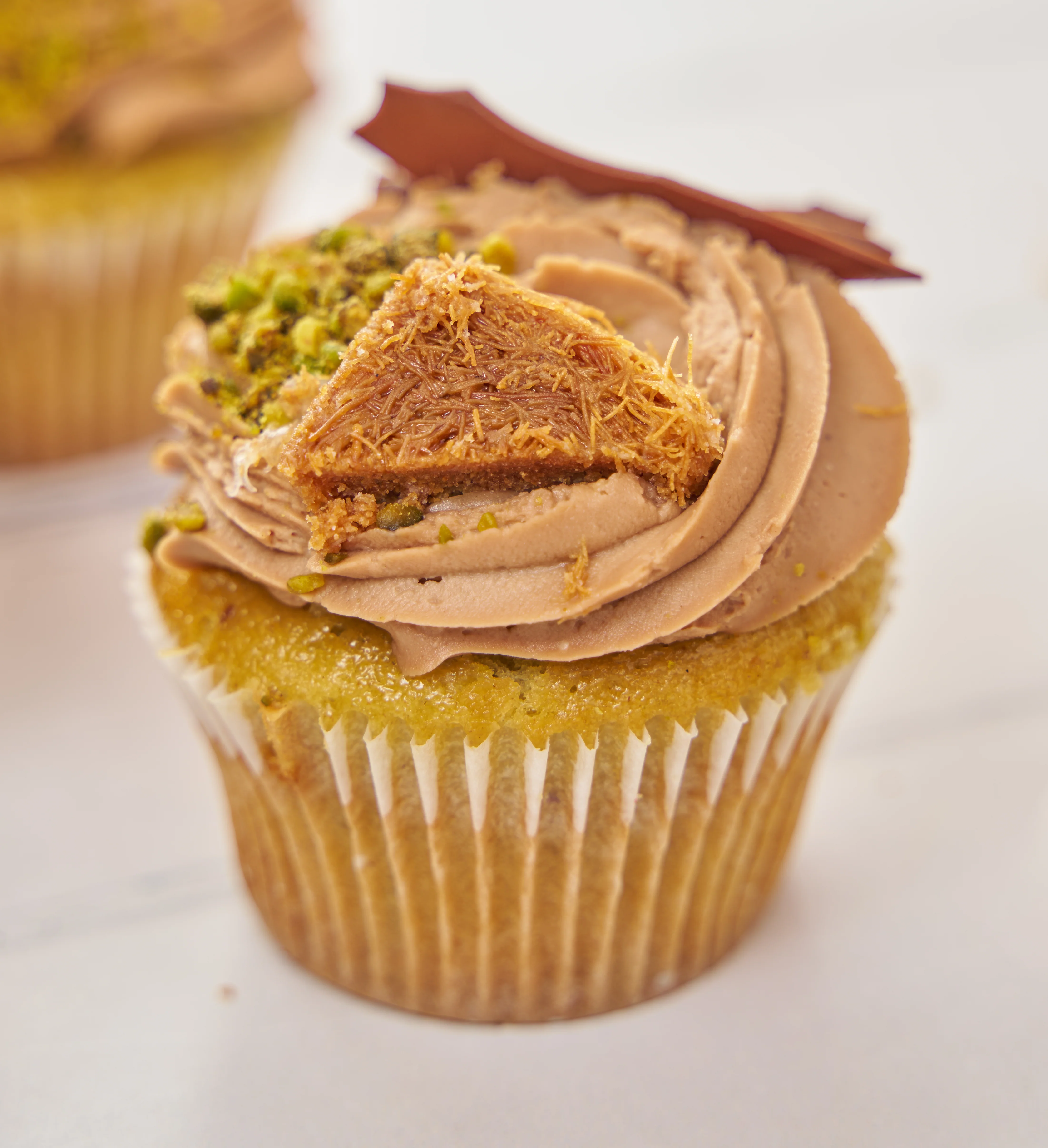 Chocolate and Pistachio Kunafa Cupcake Box - Image 6