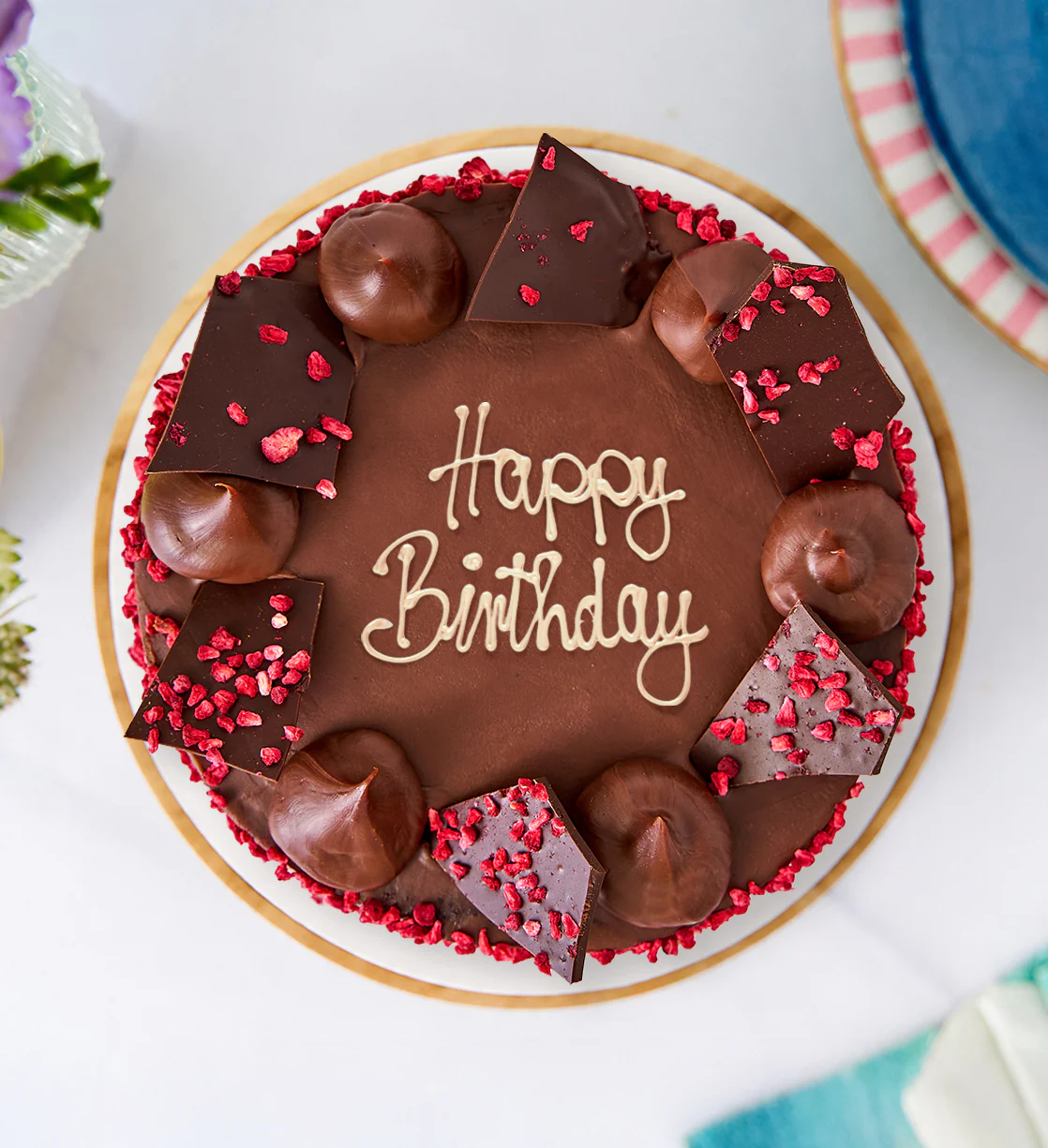 Chocolate and Raspberry Nationwide Cake - Image 3