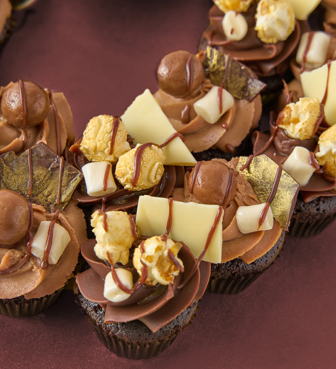 Chocolate Cupcake Number Cake - Image 8