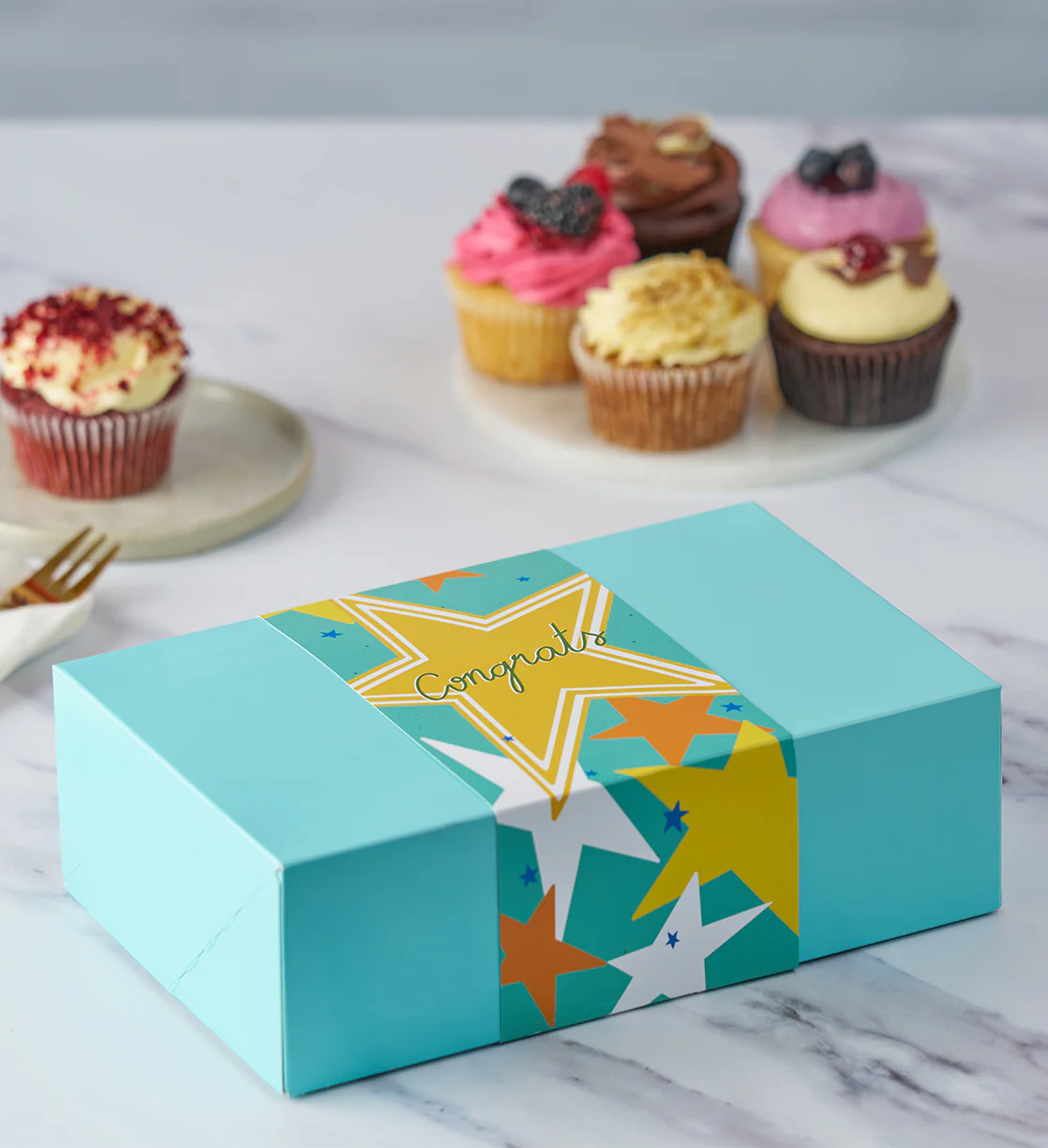 Congrats Cupcake Box Band - Image 3