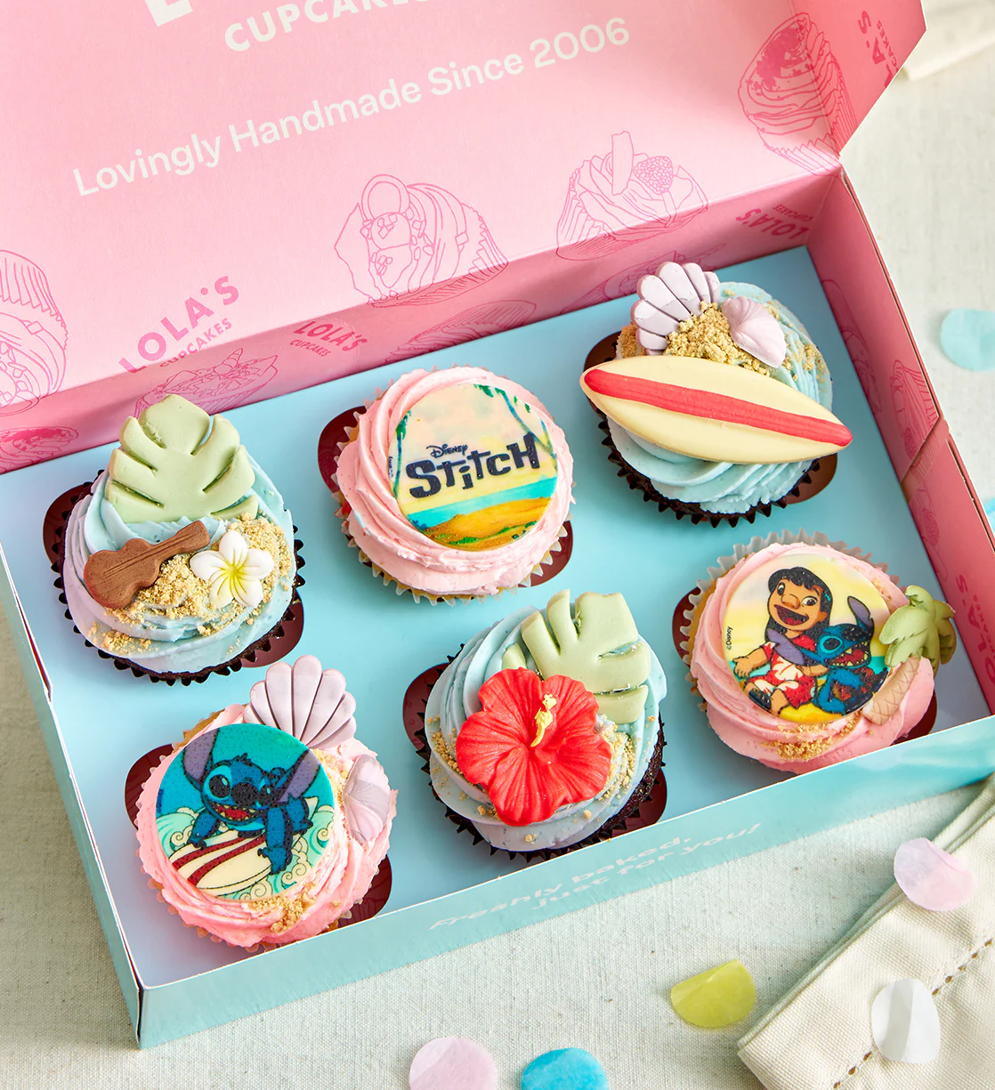 Disney Lilo and Stitch Themed Cupcake Box - Image 3