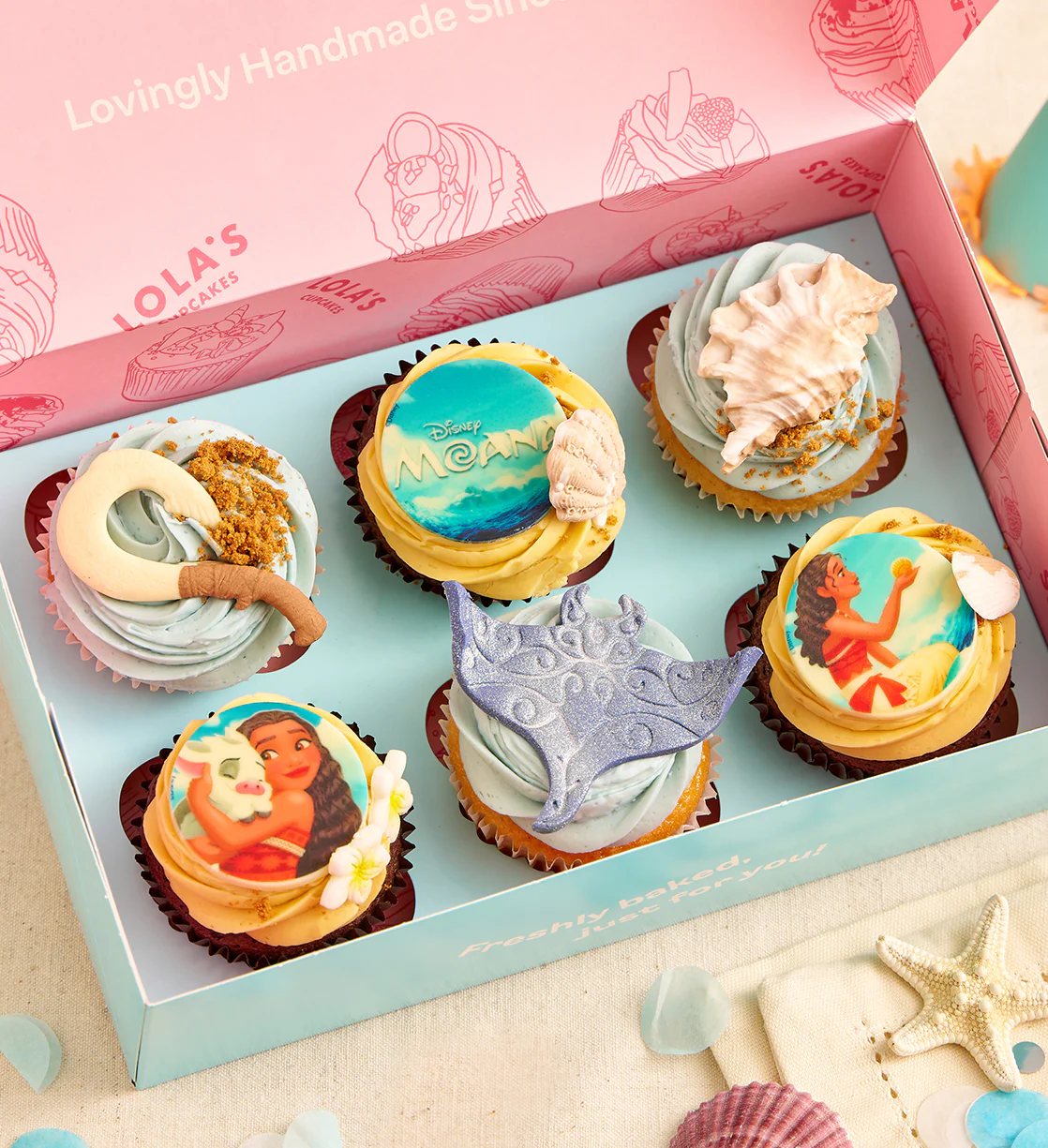 Disney Moana Themed Cupcake Box - Image 3