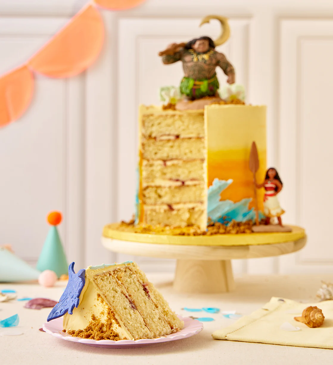 Disney Moana Themed Tall Cake - Image 2