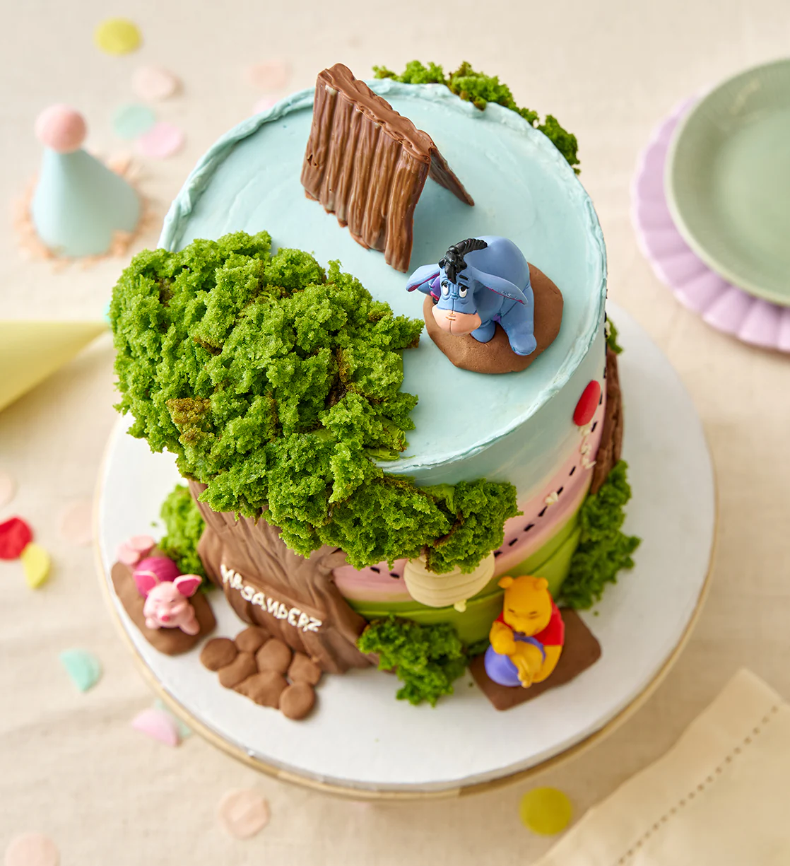 Disney Winnie The Pooh Themed Tall Cake - Image 3