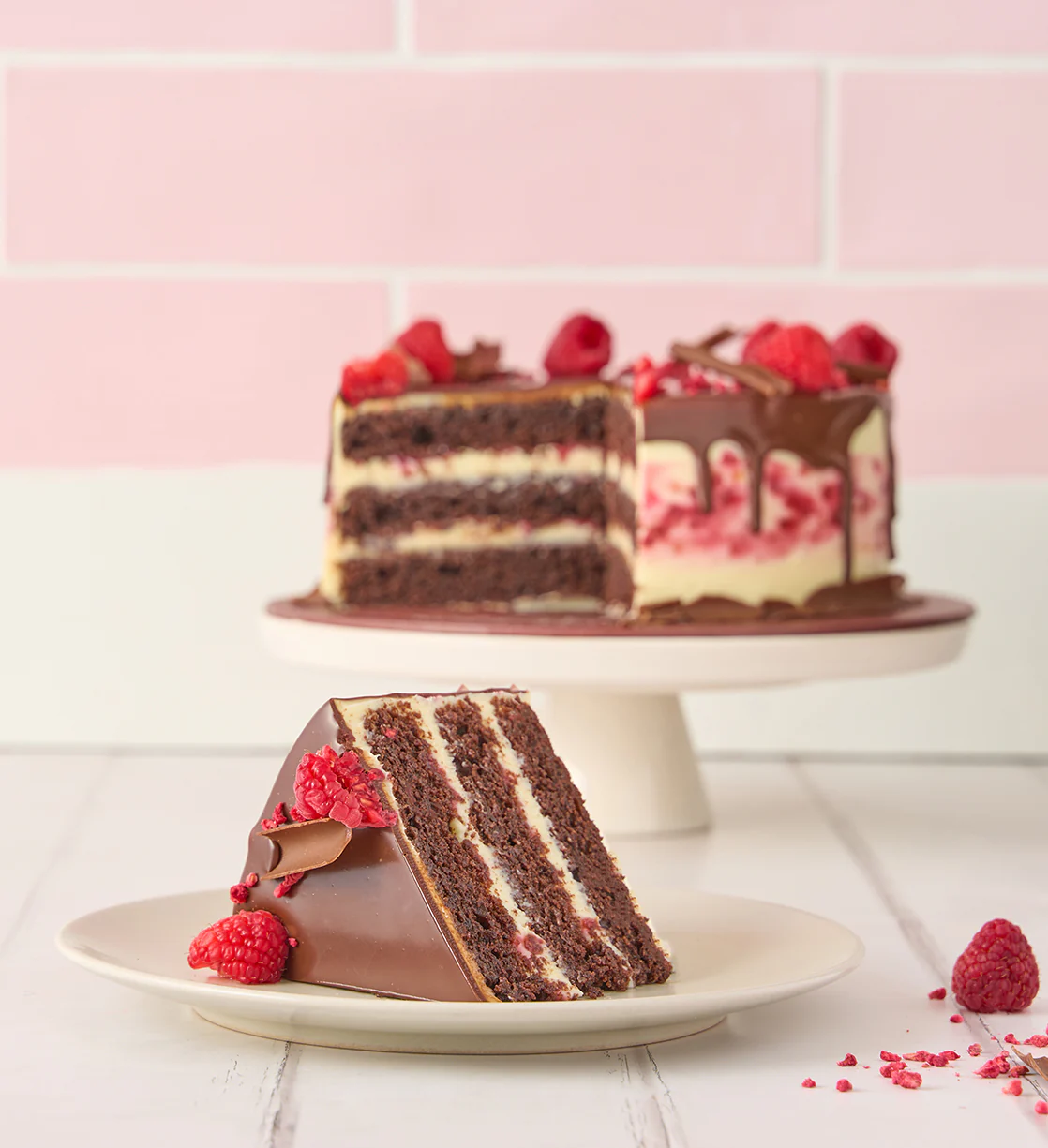Gluten Free Chocolate and Raspberry Cake - Image 2