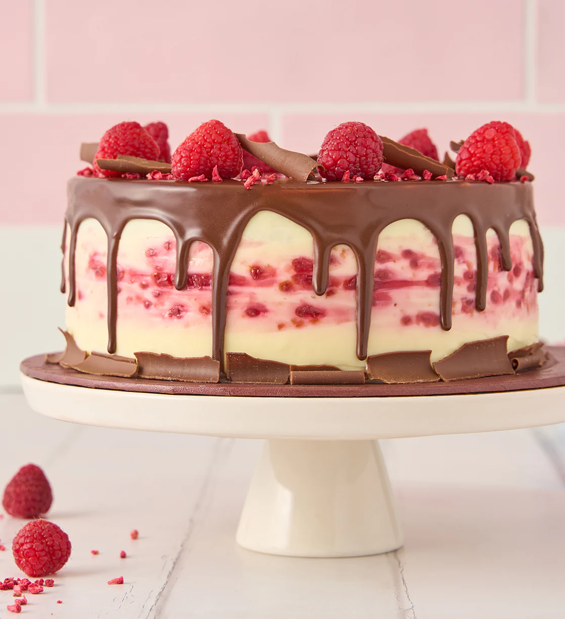 Gluten Free Chocolate and Raspberry Cake - Image 4