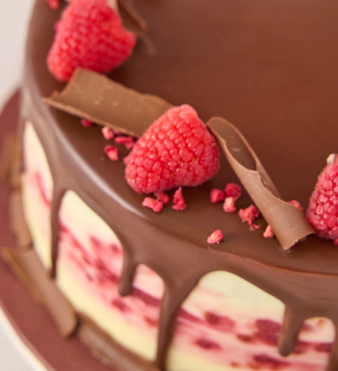 Gluten Free Chocolate and Raspberry Cake - Image 7