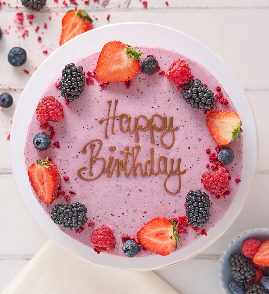 Gluten Free Fresh Berry Cake - Image 3