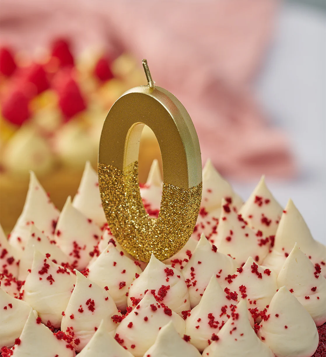 Gold Number Candle - Image 3
