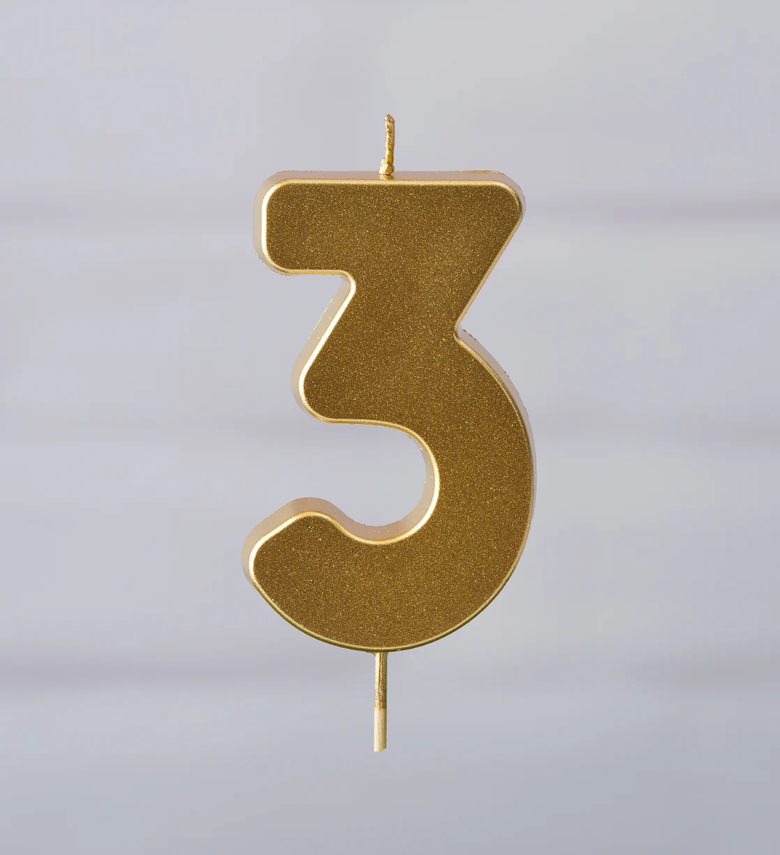 Gold Number Candle - Image 7