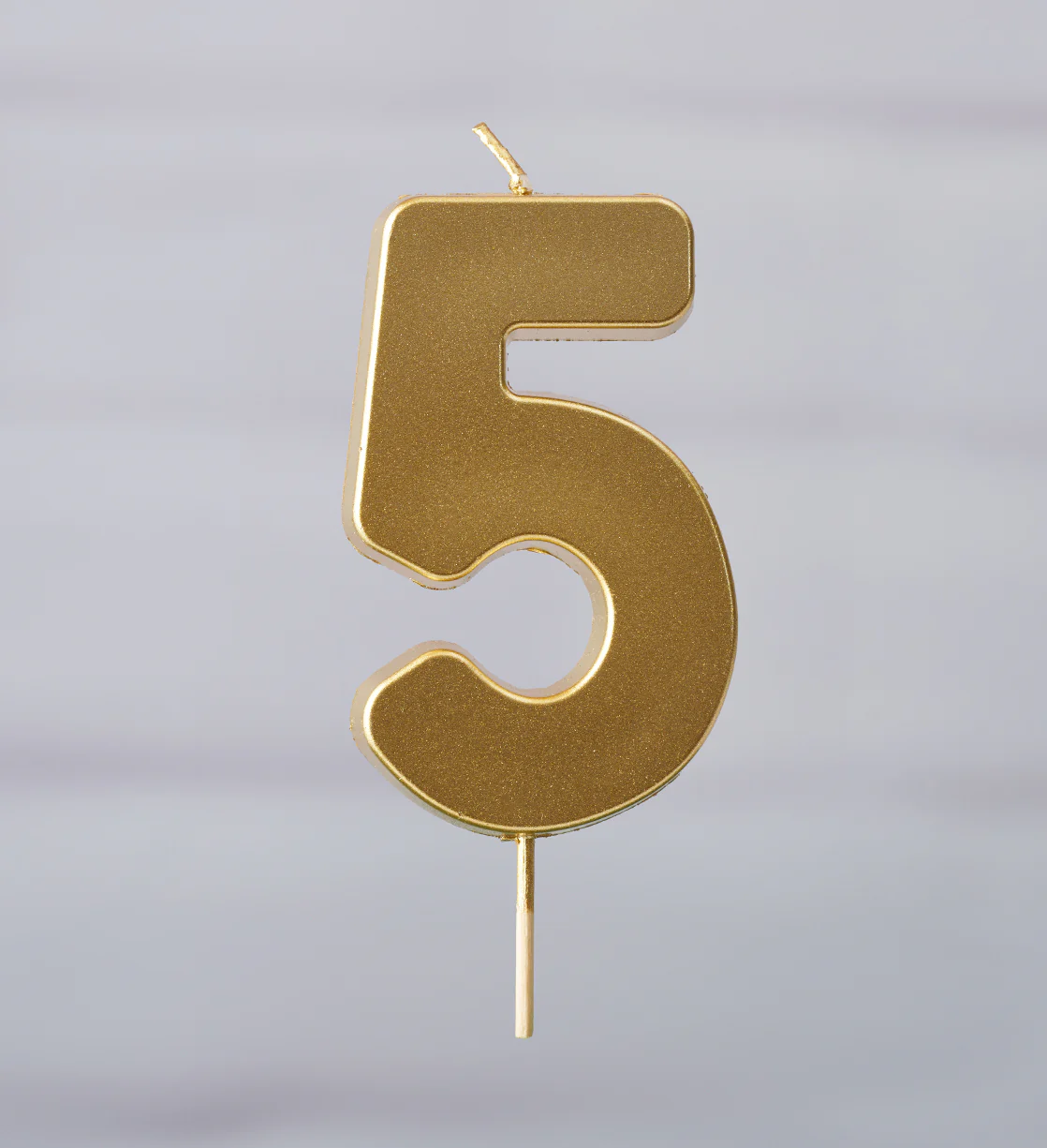 Gold Number Candle - Image 9