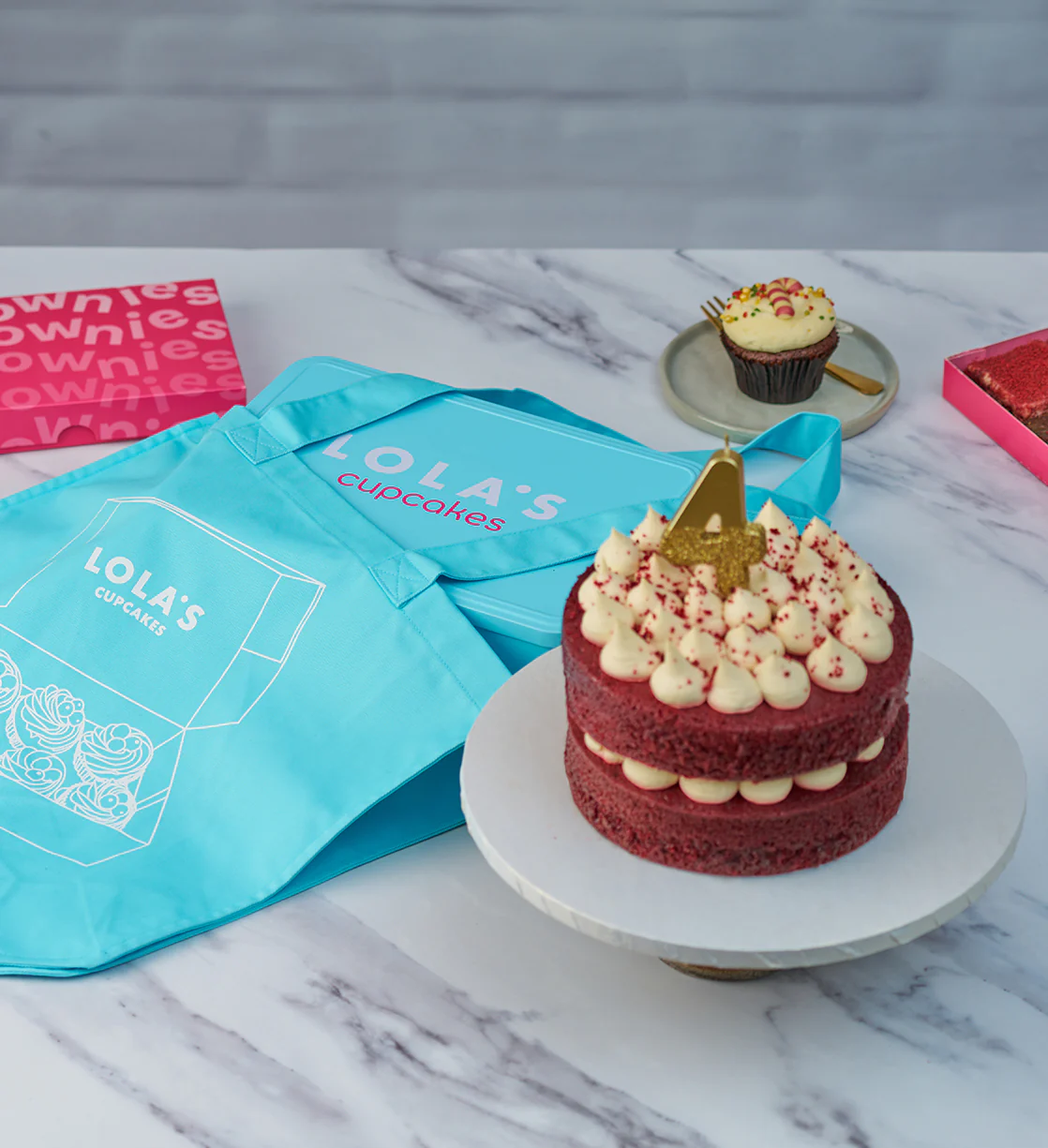 Lola's Cupcake Box Tote Bag - Image 3
