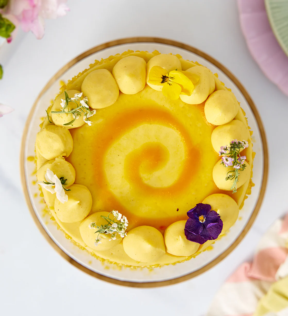 Mango and Yuzu Cake - Image 3