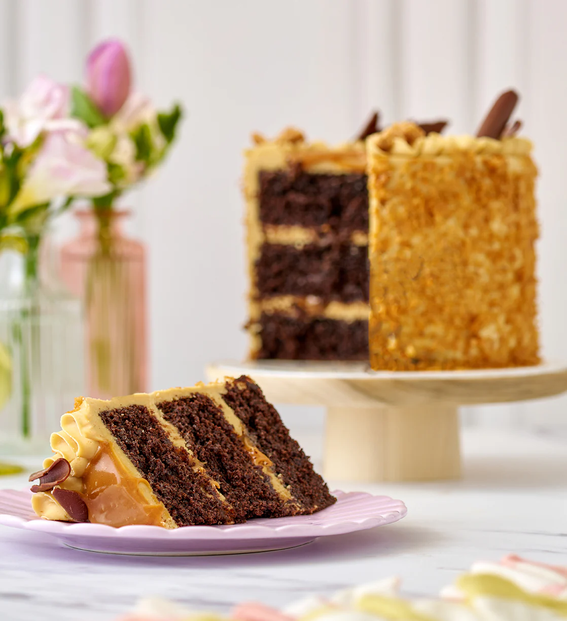 Miso, Caramel and Chocolate Cake - Image 2