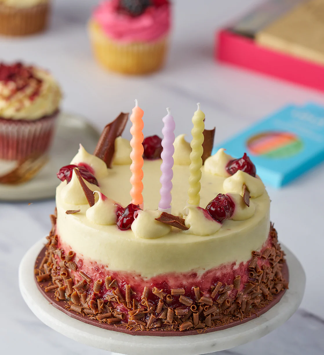 Pastel Twirl Candles - Image 2