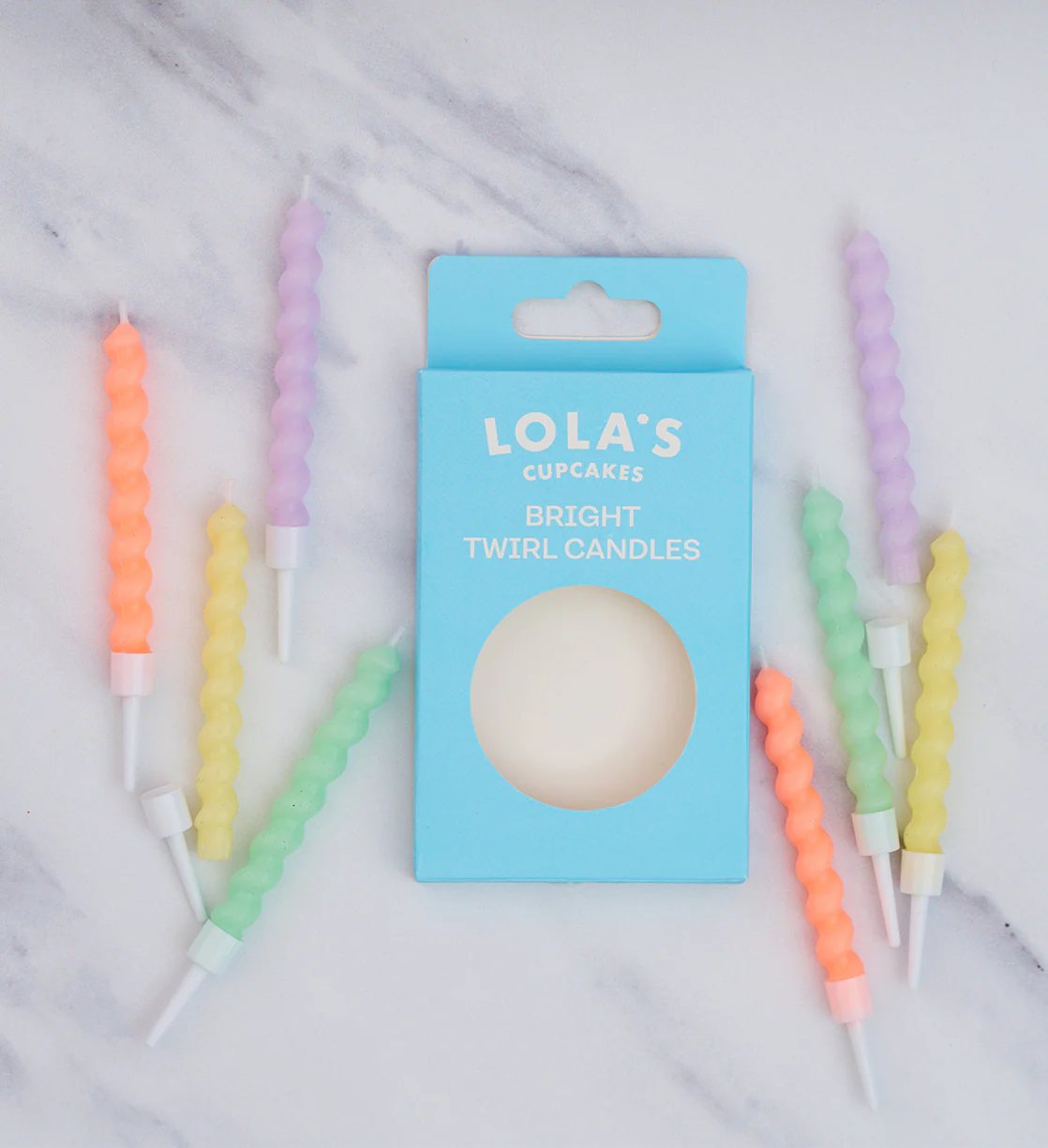 Pastel Twirl Candles - Image 3