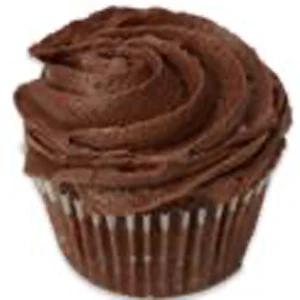 Photo Cupcake Chocolate with Chocolate Icing