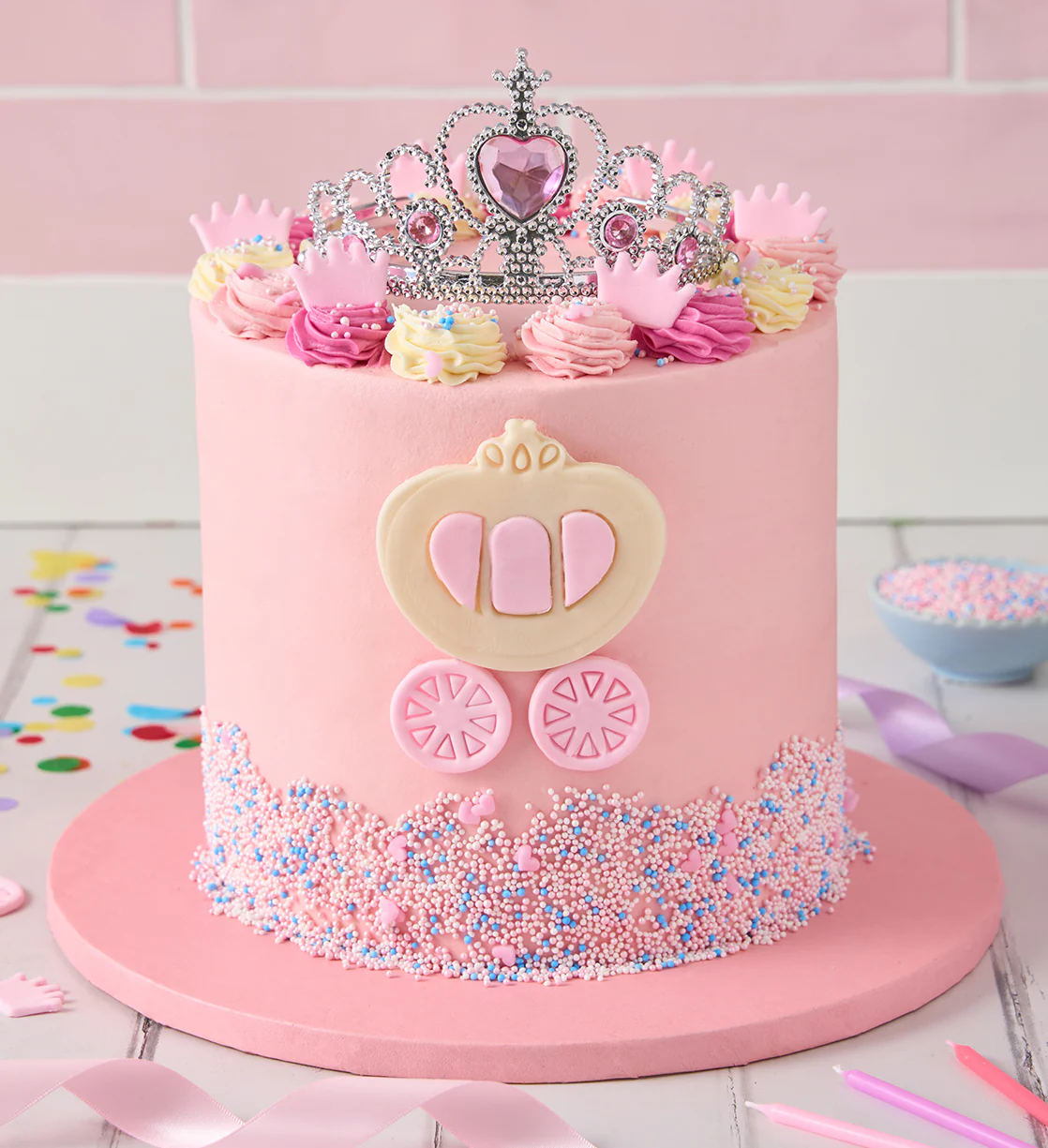 Pink Princess Cake - Image 3