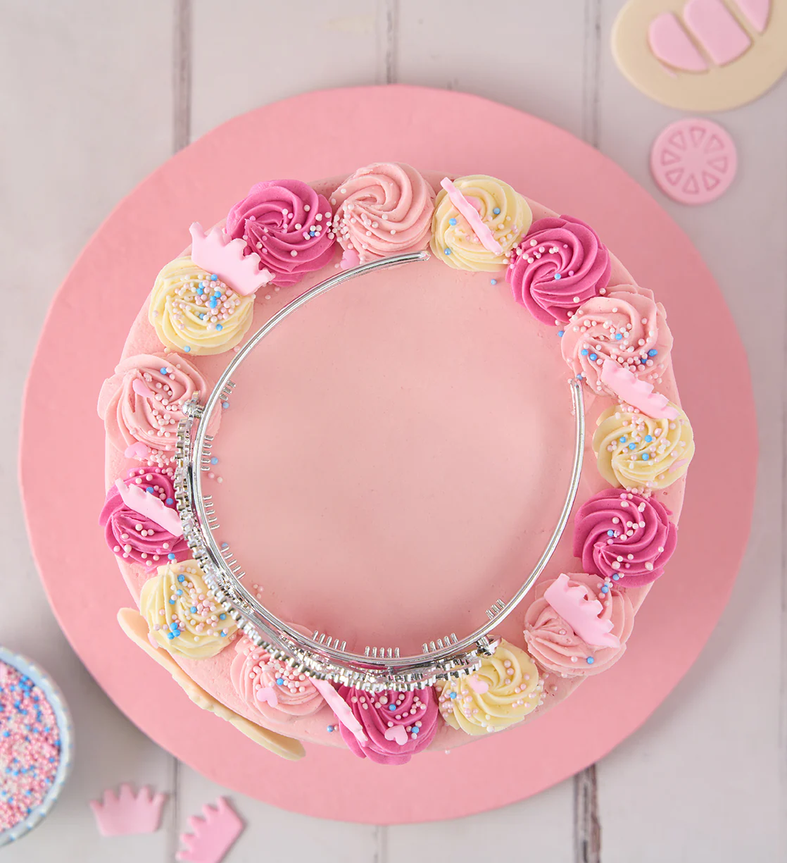 Pink Princess Tall Cake - Image 3