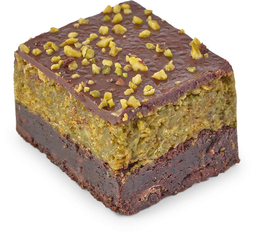 Pistachio Crunch Brownie