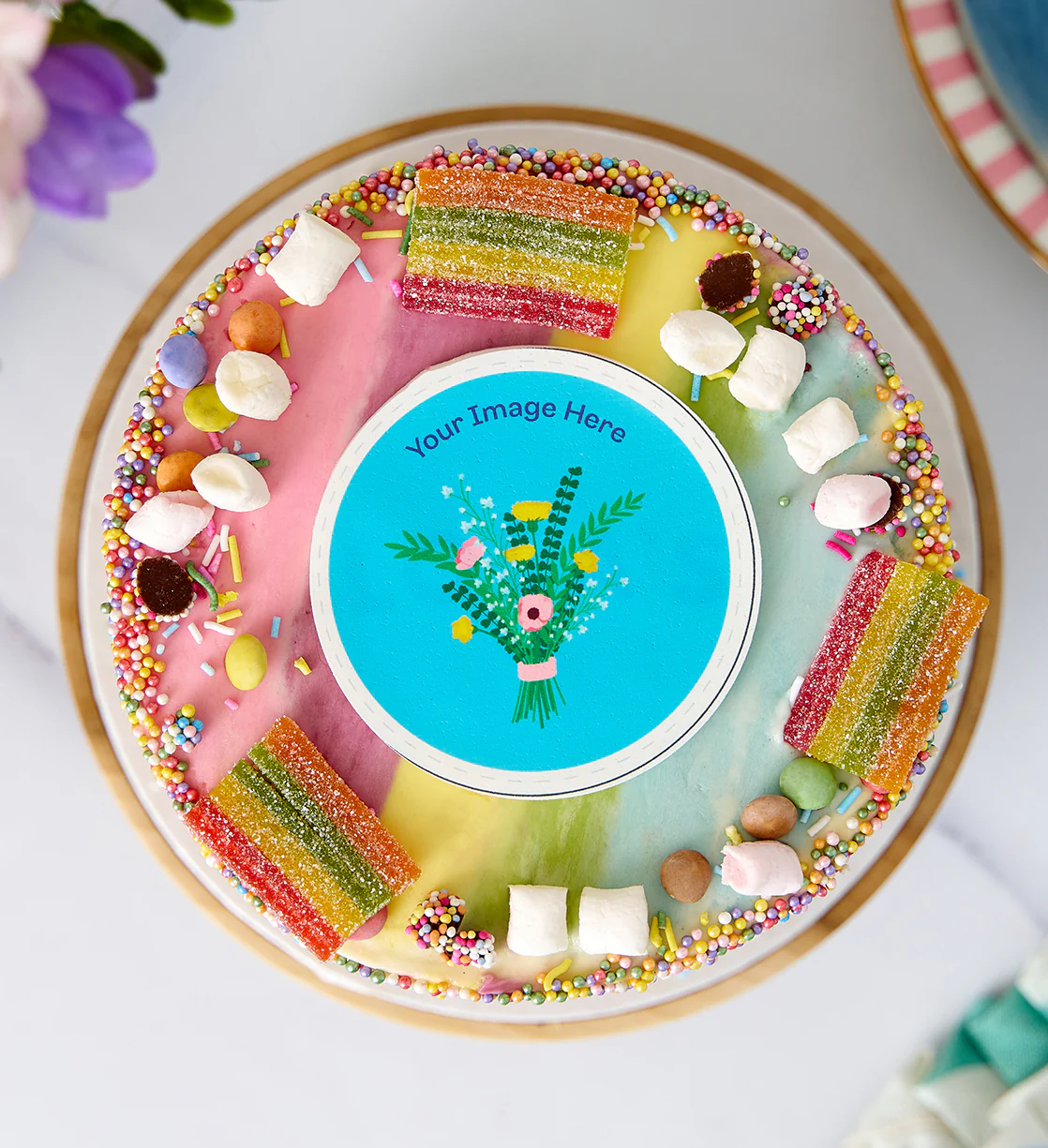 Rainbow Sprinkle Nationwide Cake - Image 4