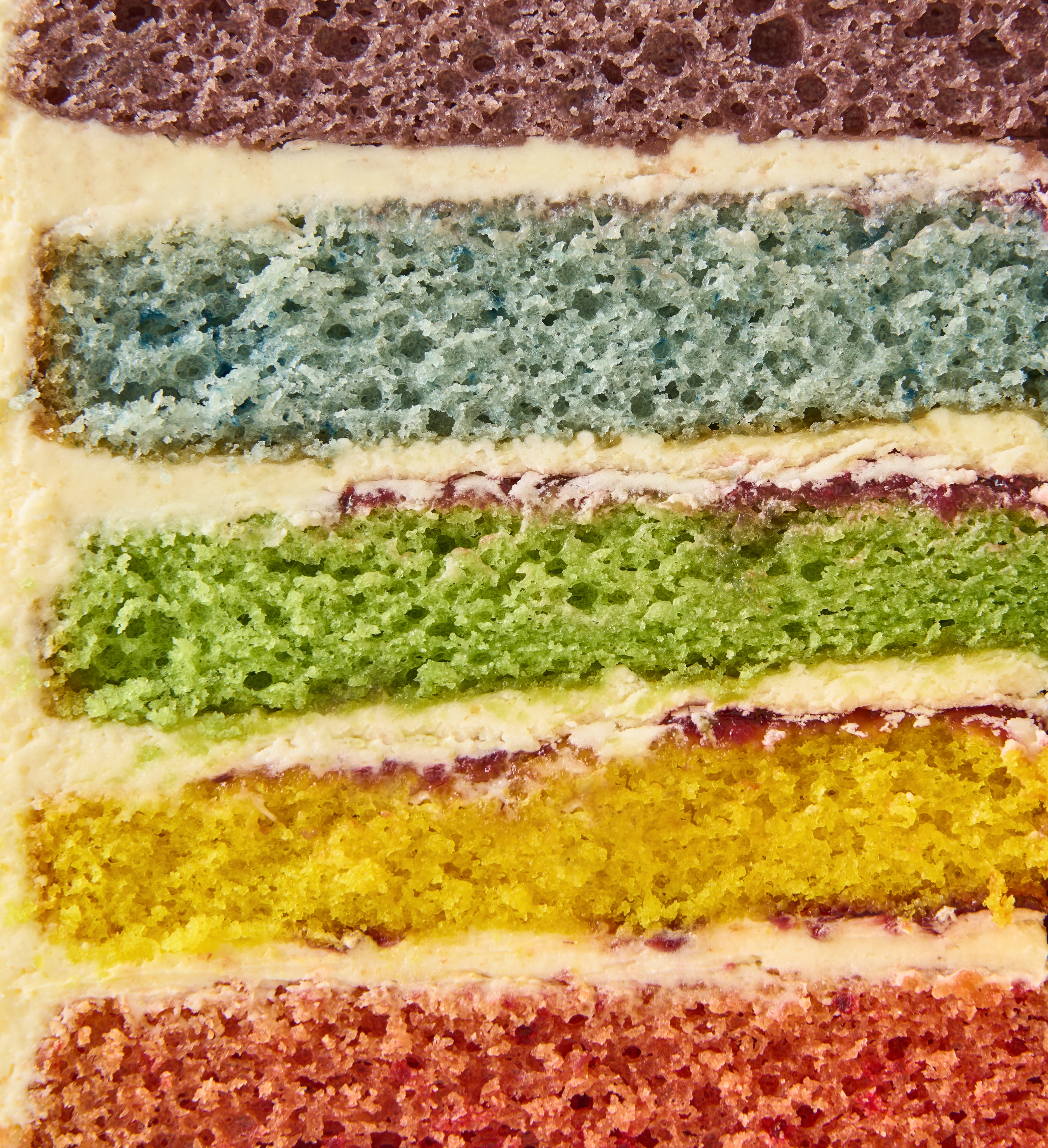 Rainbow Vanilla Tall Cake - Image 5