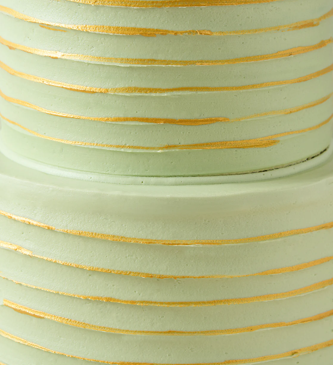 Ruffle Macaron Sage Cake - Image 8