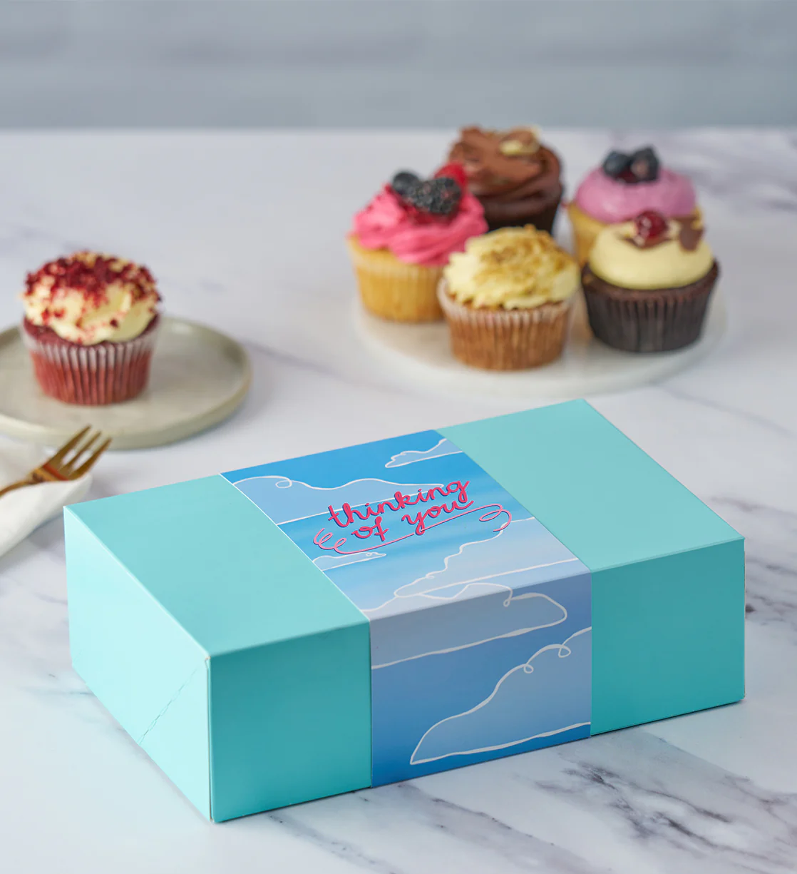 Thinking of You Cupcake Box Band - Image 3