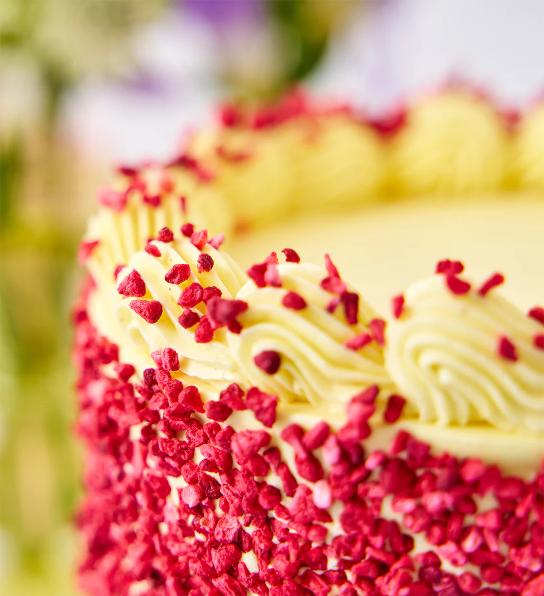 Vegan and Gluten Free Lemon and Raspberry Nationwide Cake - Image 5