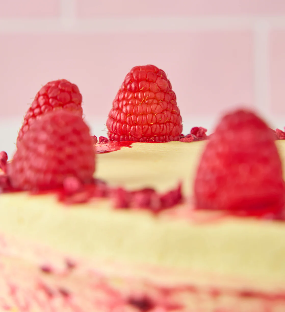 Vegan and Gluten Free Lemon and Raspberry Cake - Image 6