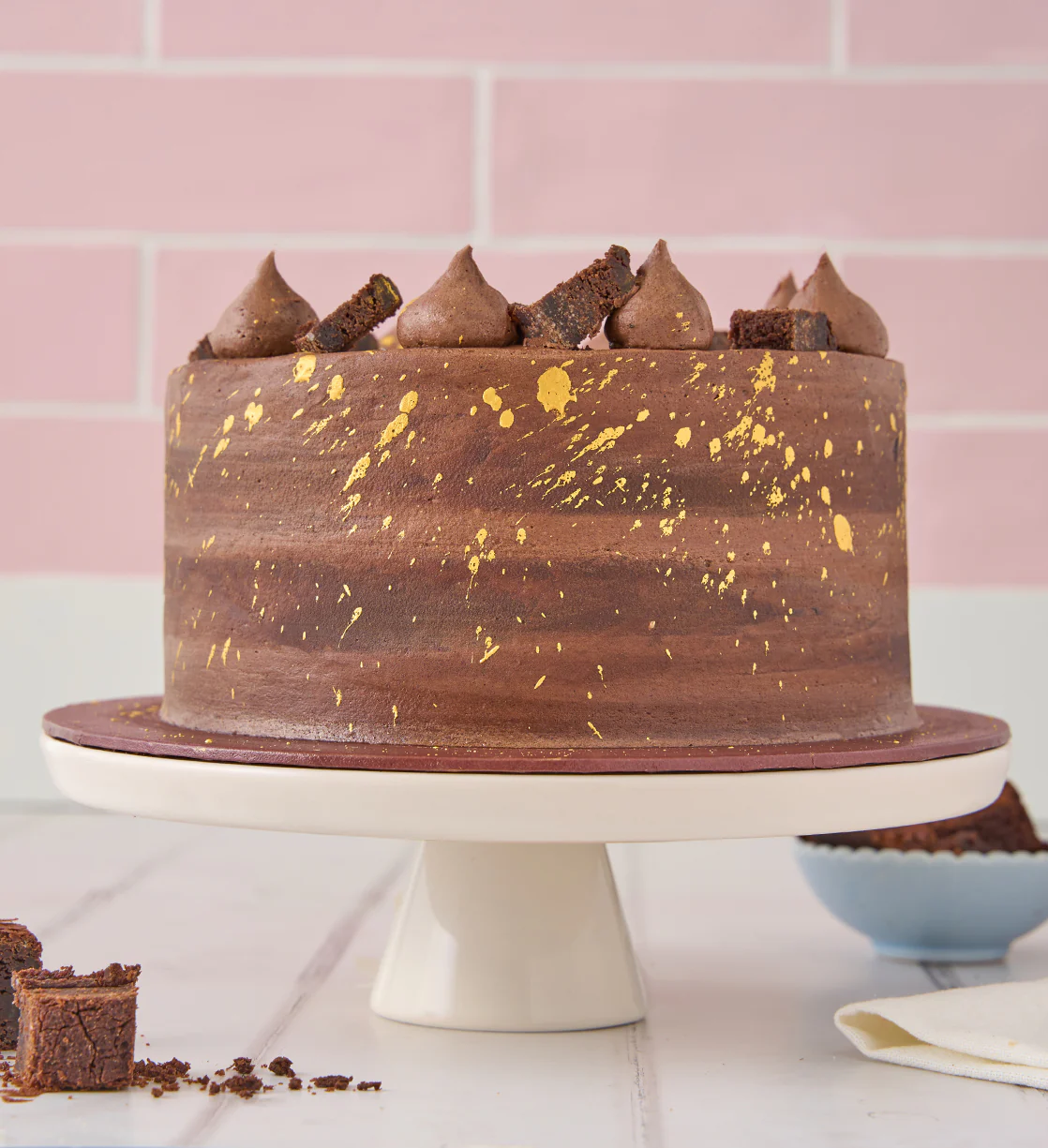 Vegan Brownie Cake - Image 3