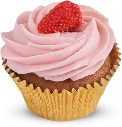Vegan Strawberry Cupcake