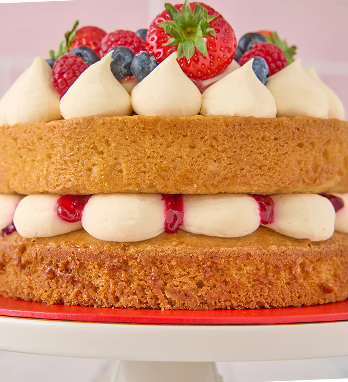 Vegan Victoria Sponge Cake - Image 3