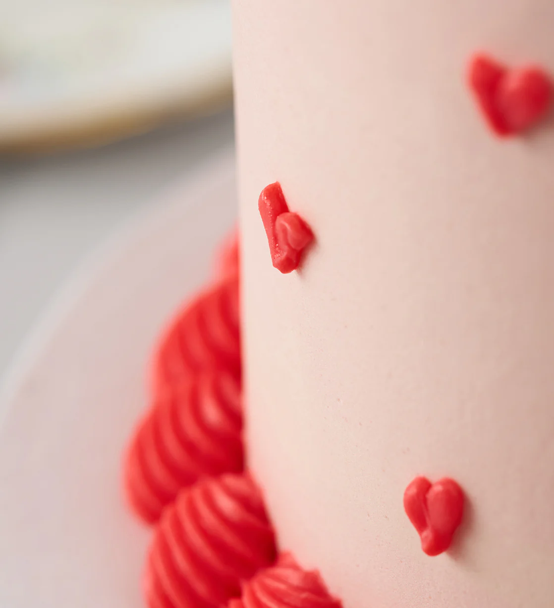 Vintage Heart Doodle Cake - Image 7